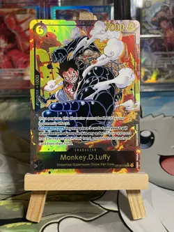 One Piece TCG Royal Blood Monkey D Luffy Secret Rare Parallel Card OP10-118 - Image 1