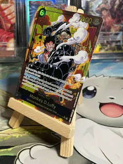 One Piece TCG Royal Blood Monkey D Luffy Secret Rare Parallel Card OP10-118 - Image 2