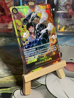 One Piece TCG Royal Blood Monkey D Luffy Secret Rare Parallel Card OP10-118 - Image 3