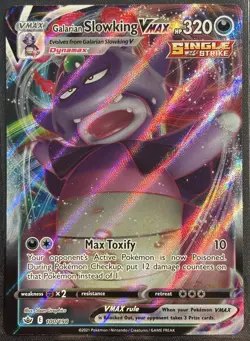 Galarian Slowking VMAX 100/198 - Pokemon TCG Chilling Reign Full Art - NM Card - Image 1