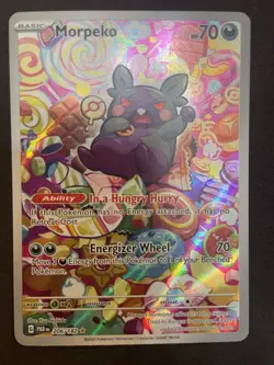 Morpeko 206/182 Paradox Rift Illustration Rare Holo Pokemon Card - Image 1