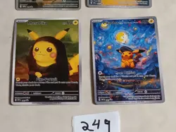 4 Pokemon x Van Gogh Black Star Promo ACG Art Card - READ DESCRIPTION - Image 3