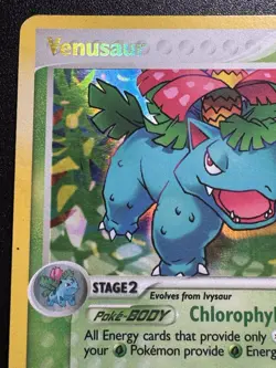 Venusaur 28/100 EX Crystal Guardians Pokemon Card Reverse Holo Foil Rare LP - Image 3