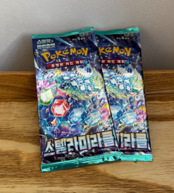 Pokemon Cards STELLA MIRACLE - 2 SEALED FACTORY booster packs Korean version - Image 1