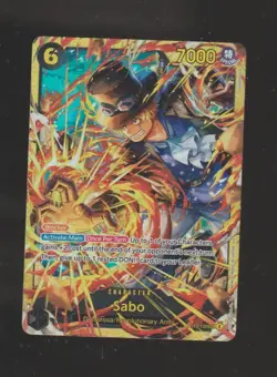 Sabo OP07-118 SEC - One Piece TCG - English Card Near-Mint Secret Rare - Image 1
