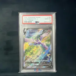 PSA 10 Gem Mint Aerodactyl V 180/196 Alternate Alt Art Lost Origin Pokemon Card - Image 1