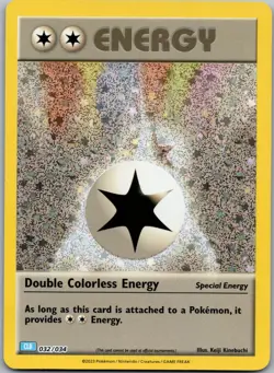Double Colorless Energy (CLB) Holo Trading Card Game Classic 032/034 NM - Image 1