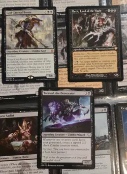 MTG God-Eternal Bontu GETH Tormod ZOMBIES Tribal Commander EDH 100 Card Deck - Image 1