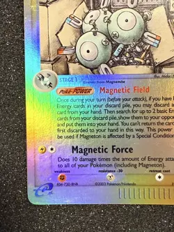 2003 Pokemon MAGNETON Ex Dragon REVERSE HOLO Foil RARE eReader Set Card 17/97 NM - Image 4