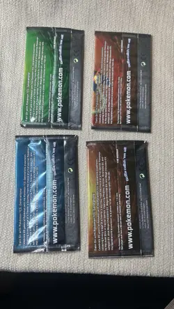 Lot Of 4 Art Set Pokemon Tcg Cards EMPTY PACKS Generations Charizard Blastoise - Image 2