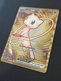 Pokemon TCG Mew EX Metal Card From 151 UPC NM Condition - Image 2