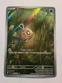 Feebas Illustration Pokemon Surging Sparks Card 198/191 - Image 1