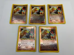 Pokemon Card - Entei #34 Black Star WOTC Movie Promo Reverse Holo Lot - Image 1