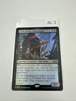 MTG Foil Lord Skitter, Sewer King NM Wilds Of Eldraine Magic The Gathering Card - Image 1