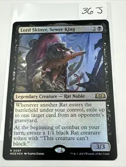 MTG Foil Lord Skitter, Sewer King NM Wilds Of Eldraine Magic The Gathering Card - Image 2