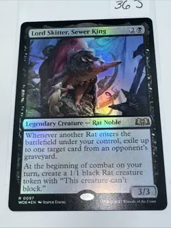 MTG Foil Lord Skitter, Sewer King NM Wilds Of Eldraine Magic The Gathering Card - Image 3