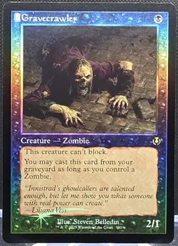 Gravecrawler #380 Innistrad Remastered Retro Frame Foil Rare - Image 1