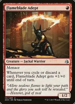 Flameblade Adept *PLAYSET* 4x - MtG - Amonkhet - NM - Reg - Image 1