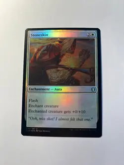 Stoneskin NM Commander Legends: Battle for Baldur's Gate Foil MTG - Image 1