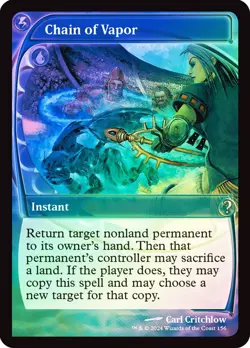 Magic MTG Mystery Booster 2 Chain of Vapor FOIL Future Sight Frame NEAR MINT NM - Image 1