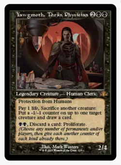 Yawgmoth, Thran Physician (Retro Frame) Dominaria Remastered Regular- NM/M - Image 1