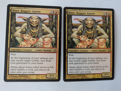 2 English Wort, Boggart Auntie Lorwyn MTG NM Free shipping with tracking - Image 1