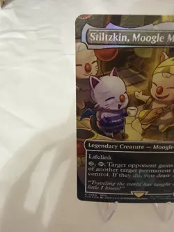 Stiltzkin, Moogle Merchant (Borderless) (Chocobo Track Foil) Final Fantasy Foil - Image 3