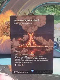 Volcano of Roku's Island - Valakut, the Molten Pinnacle (Borderless) Avatar: - Image 1