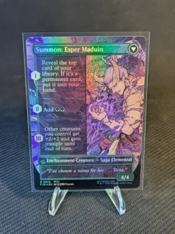Esper Origin/ Esper Maduin (Borderless) Final Fantasy Foil/ - Image 2