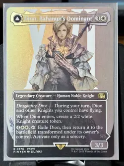 Dion, Bahamut's Dominant (Borderless) - FOIL - MTG - FIN - 0376 - RARE ~ NM - Image 2