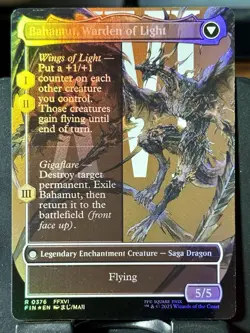 Dion, Bahamut's Dominant (Borderless) - FOIL - MTG - FIN - 0376 - RARE ~ NM - Image 4
