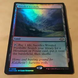 MTG- Modern Horizons 3 Wooded Foothills Rare Foil #236 NMT-MT (Pack Fresh) - Image 2