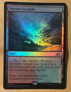 MTG- Modern Horizons 3 Wooded Foothills Rare Foil #236 NMT-MT (Pack Fresh) - Image 3