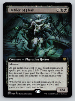 Defiler of Flesh FOIL Extended Art - Dominaria United - MTG - Image 1