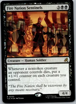 Fire Nation Sentinels Foil Avatar: The Last Airbender: Eternal-Legal 230 NM - Image 1