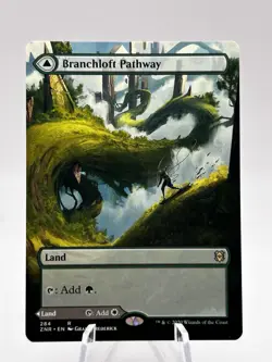 Branchloft Pathway 284 Borderless Zendikar Rising ZNR MTG NM - Image 1