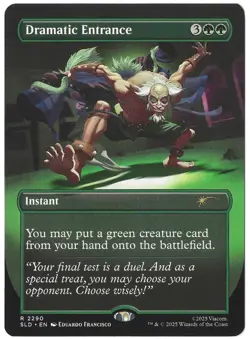 Dramatic Entrance Secret Lair Drop SLD Avatar MTG Regular - Image 1