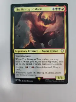 MTG The Balrog of Moria Tales of Middle-earth Commander 0046 Regular Rare - Image 1