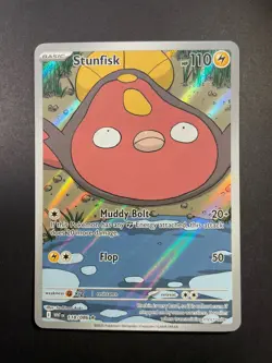 Pokemon TCG: Stunfisk Illustration Rare 118/086 SV: White Flare - Image 1
