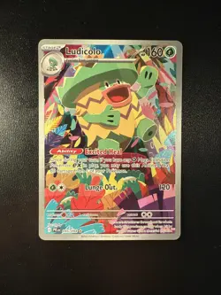 FREE SHIPPING Ludicolo 095/094 Phantasmal Flames English Pokemon TCG NM - Image 1