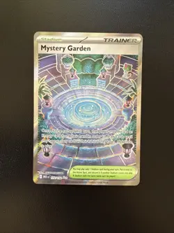 FREE SHIPPING Pokemon Mega Evolution Mystery Garden Ultra Rare Full Art NM - Image 1