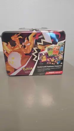Pokemon TCG Collector Chest Tin Charizard Factory Sealed Treasure Box - Image 1