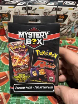 NEW Sealed Pokemon Team Rocket Mystery Box 3 Booster Packs (Seeded Chase Pack) - Image 3