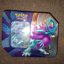 Pokemon TCG: Paradox Destinies Walking Wake ex Tin New Sealed - Image 1