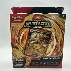 New Pokemon TCG Ninetales ex Deluxe Battle Deck - Image 1
