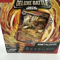 New Pokemon TCG Ninetales ex Deluxe Battle Deck - Image 2