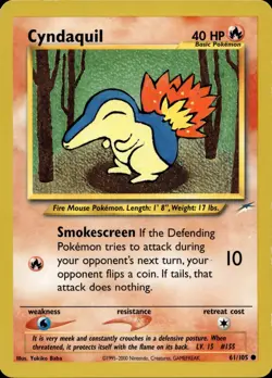 Cyndaquil 61/105 Common Neo Destiny Multi Item Discount LP - Image 1