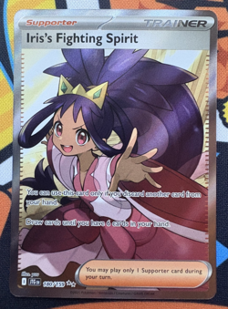 Pokemon TCG - Iris's Fighting Spirit - Trainer Full Art Holo Journey Together NM - Image 1