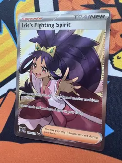 Pokemon TCG - Iris's Fighting Spirit - Trainer Full Art Holo Journey Together NM - Image 3