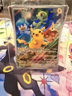 SEALED Pikachu SVP 027 Black Star Pokemon Center Exclusive Promo - Image 1